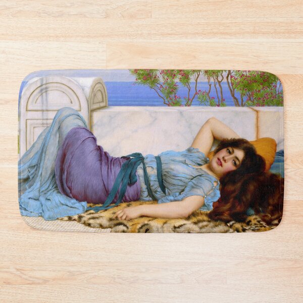 Item preview, Mischief and Repose , jw godward  "Girl with a beautiful transparent Summer purple Dress" John William Godward designed and sold by TeeARTHY.