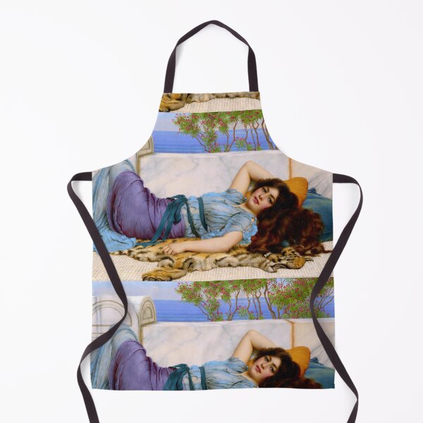 Item preview, Mischief and Repose , jw godward "Girl with a beautiful transparent Summer purple Dress" John William Godward designed and sold by TeeARTHY.