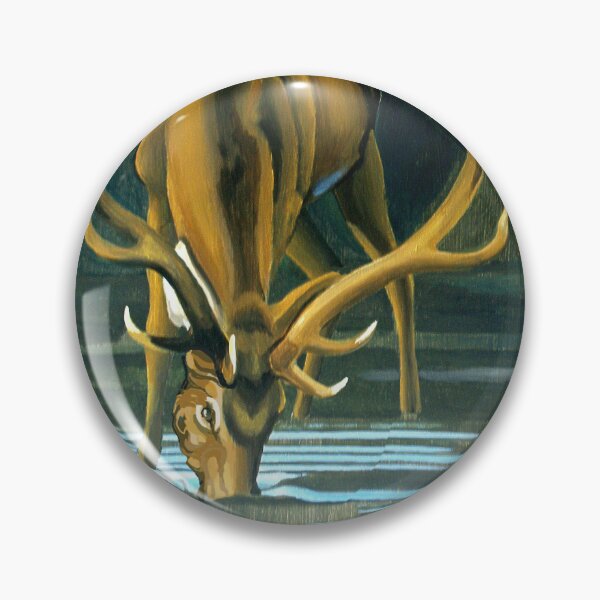 Item preview, Stag Drinking at the Pool designed and sold by Patricia Howitt.