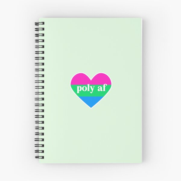 Item preview, LGBTQIA+ Pride Polysexual AF Heart designed and sold by socialbylindsay.