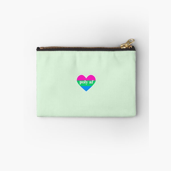 Item preview, LGBTQIA+ Pride Polysexual AF Heart designed and sold by socialbylindsay.