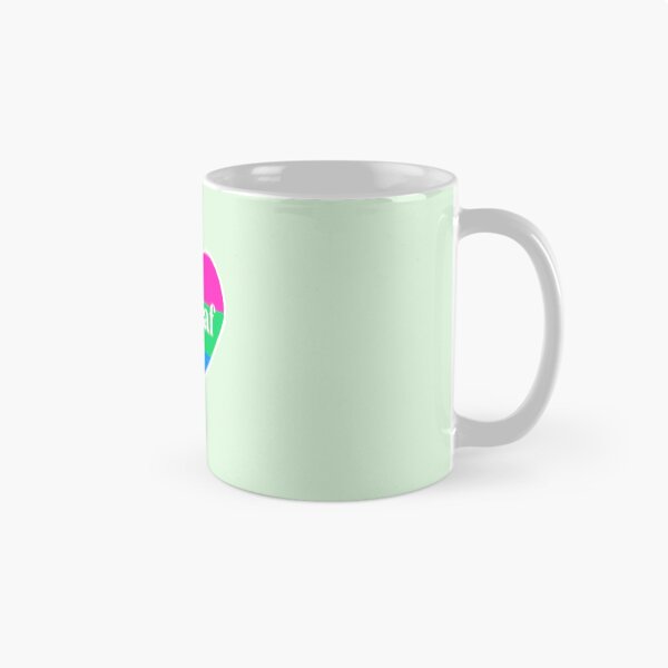 Item preview, LGBTQIA+ Pride Polysexual AF Heart designed and sold by socialbylindsay.