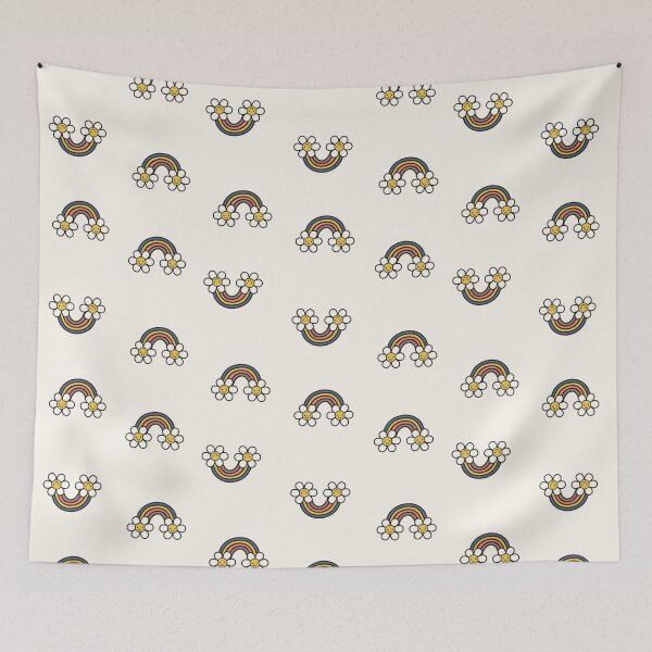 Item preview, Smiling daisy with rainbow part1 designed and sold by supermamarie.