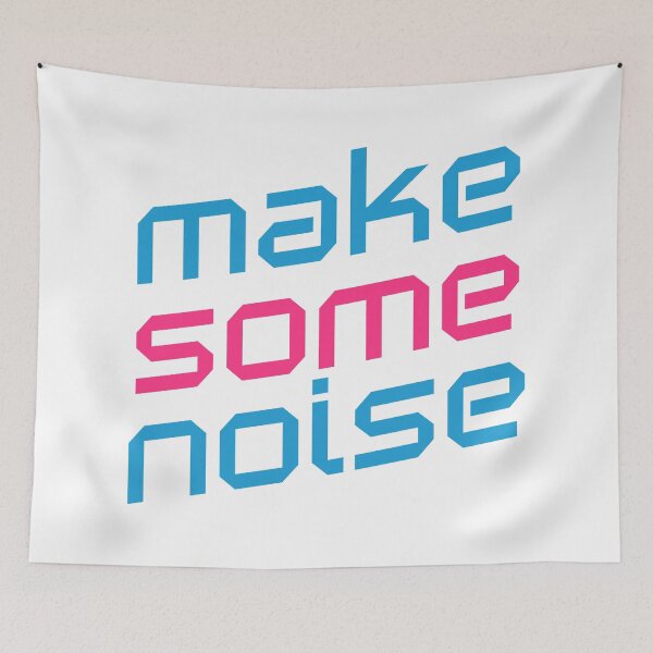 Item preview, Make Some Noise Music Quote designed and sold by quarantine81.