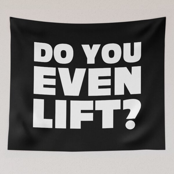 Item preview, Do You Even Lift Gym Quote designed and sold by quarantine81.
