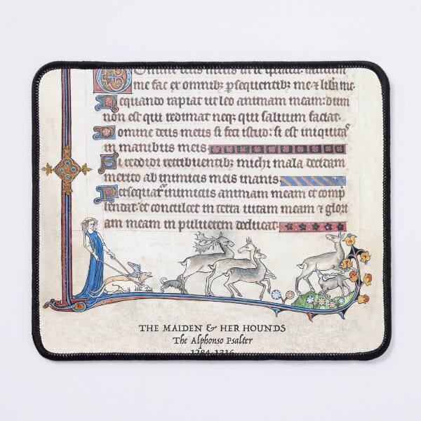 Item preview, Medieval Maiden & her Hounds: 1284-1316 designed and sold by ebrawne.