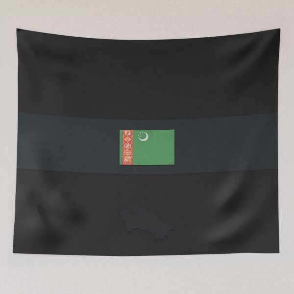 Item preview, Turkmenistan designed and sold by FlatFlags.