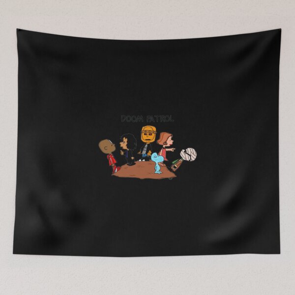 Item preview, Doom Patrol Team Cartoon Print Zipped Hoodie designed and sold by brittaapriliy.