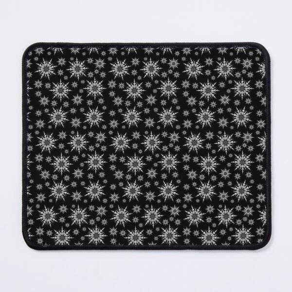 Item preview, Small silver snowflakes on black background. designed and sold by imyournightmare.