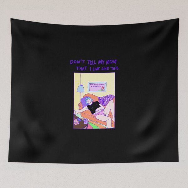 Item preview, Don't Tell My Mom ^ Lightweight Hoodie designed and sold by saurelmosert.