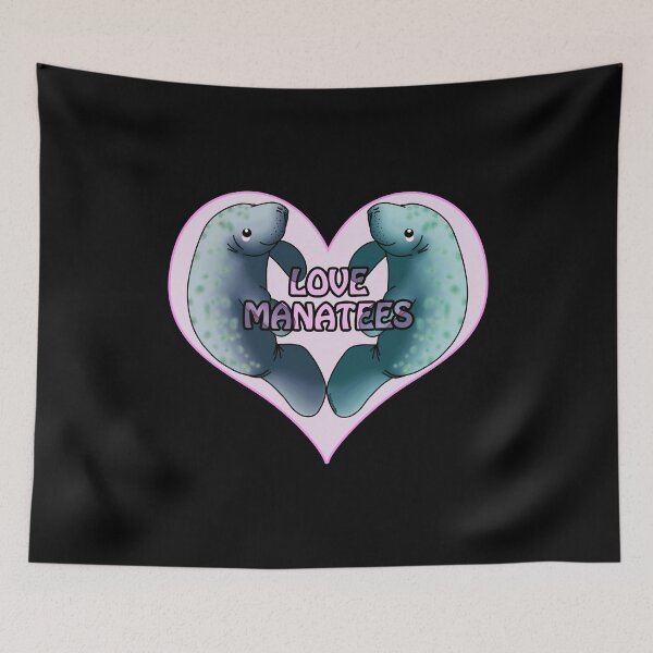 Item preview, Love manatees designed and sold by rainbowcho.