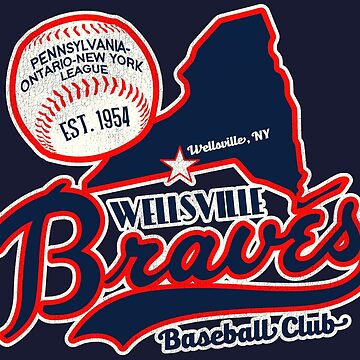 Wellsville Braves - New York - Vintage Defunct Baseball Teams - 3