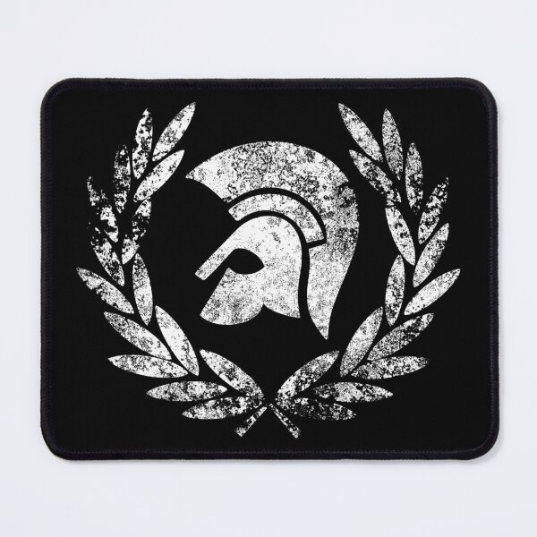 Item preview, Trojan Laurel--White-Antiqued designed and sold by SCHPiDAUU.