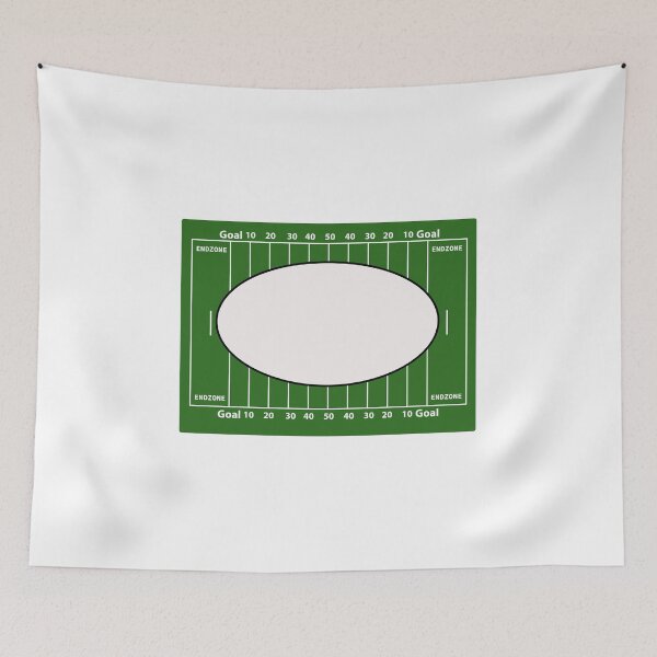 Item preview, American football field frame t-shirt | American football field frame poster  designed and sold by KARTICK DUTTA.