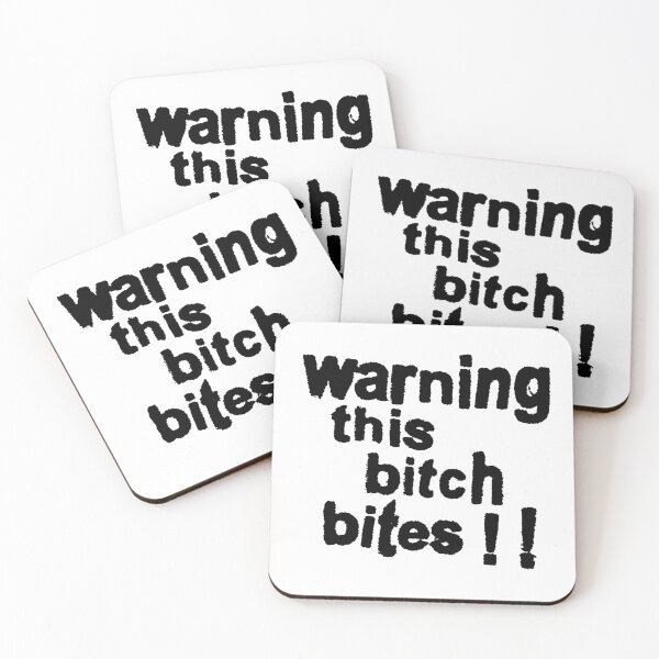 Item preview, Warning This Bitch Bites designed and sold by FlorenceCasey.