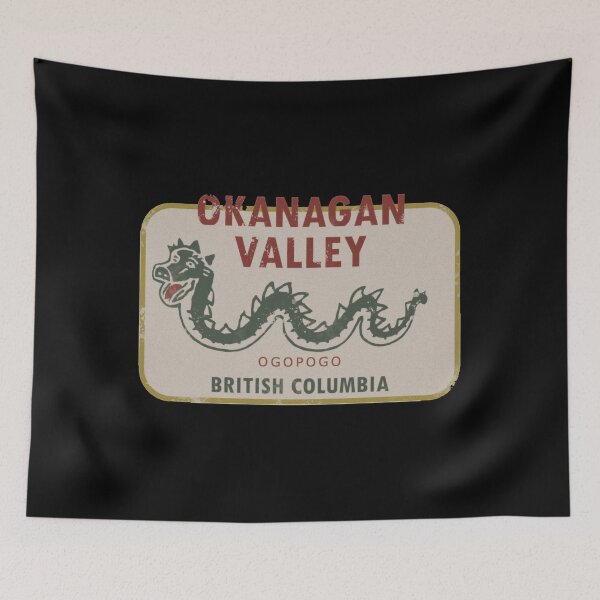 Item preview, Okanagan Valley British Columbia Vintage Travel Decal designed and sold by QpeSip8S.