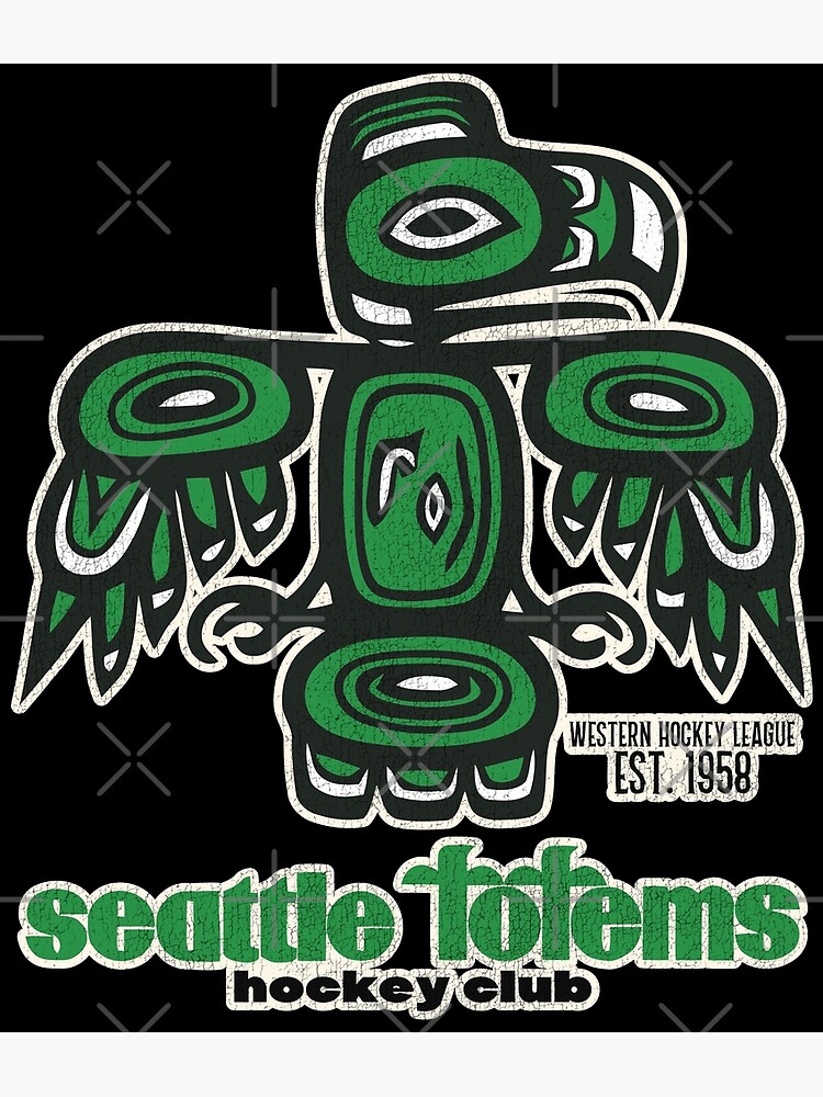Seattle Totems Hockey 1958 - Hockey Lover - Sticker