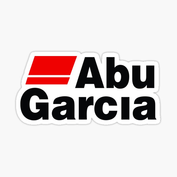 Abu Garcia Fishing Reels & Rods Outdoors Vinyl Decal Sticker White 8 inch 