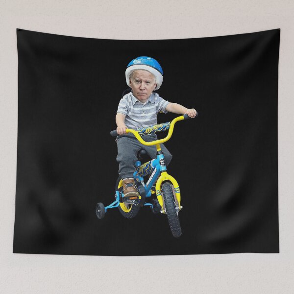 Item preview, Baby Joe Biden On Tricycle meme  designed and sold by CliffordCasey.