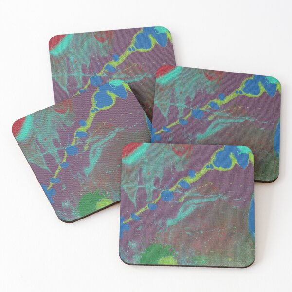 Item preview, "Mushroom" Acrylic Fluid Pour Abstract Art designed and sold by Nicholas Panek.