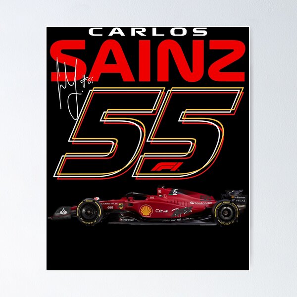 Carlos Sainz Posters for Sale | Redbubble