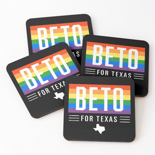 Item preview, Beto O'Rourke 2026 LGBTQ / LGBT Gay Pride Rainbow Flag: Beto Orourke For Texas Governor designed and sold by YikesForever.