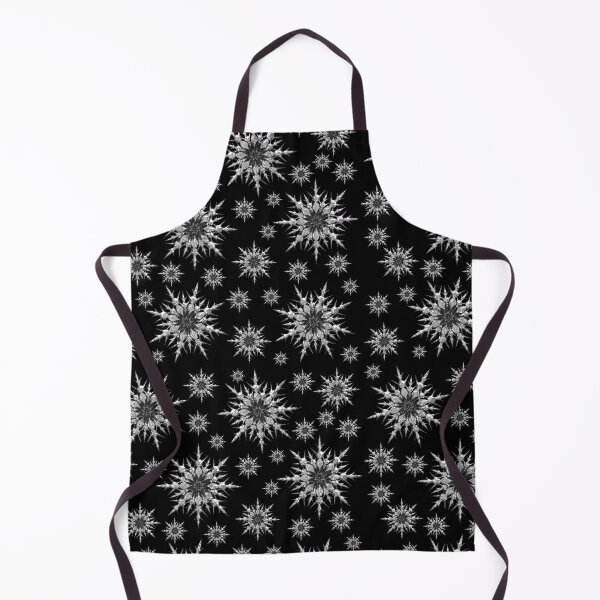 Item preview, Silver snowflakes on navy black background. designed and sold by imyournightmare.