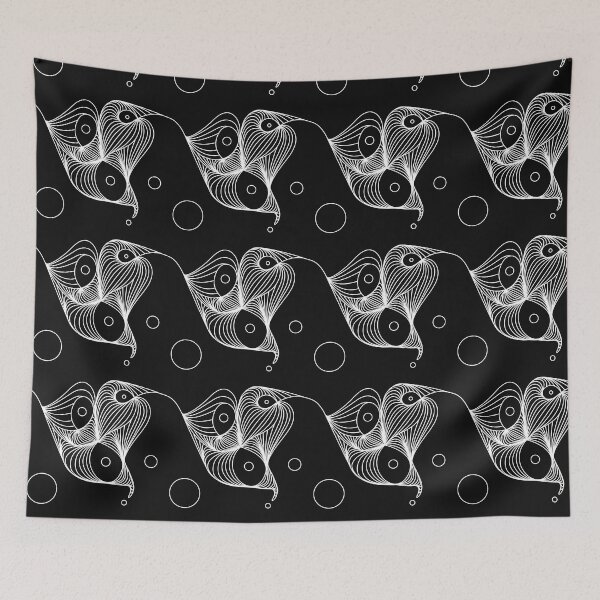 Item preview, Loops and Circles - Colourless, White designed and sold by OCarciente.
