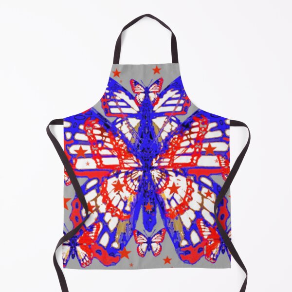 Item preview, RED, WHITE, BLUE AMERICANA JULY 4 TH BUTTERFLY STARS ART designed and sold by sharlesart.
