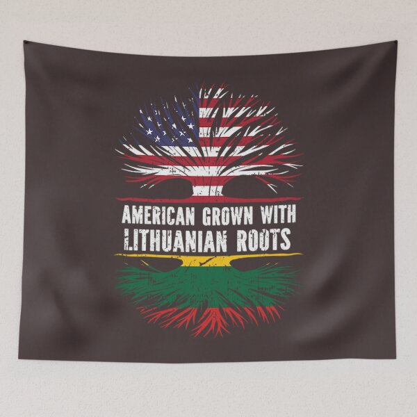 Artikelvorschau, Amerikaner gewachsen mit litauischen Wurzeln T-ShirtAmerikaner gewachsen mit litauischen Wurzeln USA-Flagge entworfen und verkauft von VicenteKykura.