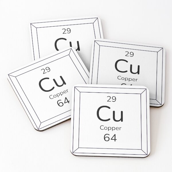 Item preview, Copper on the Chemistry Periodic Table designed and sold by MsArtyCrafts.
