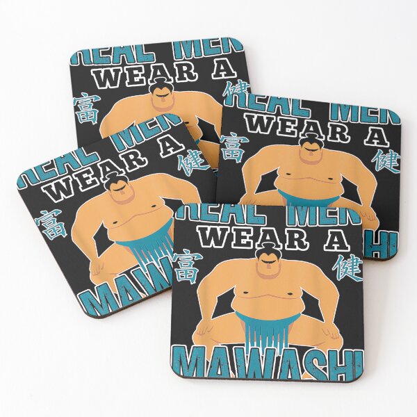 Item preview, Real Men Wear A Mawashi Funny Sumo Wrestling Memes T-Shirt designed and sold by Wanghton.