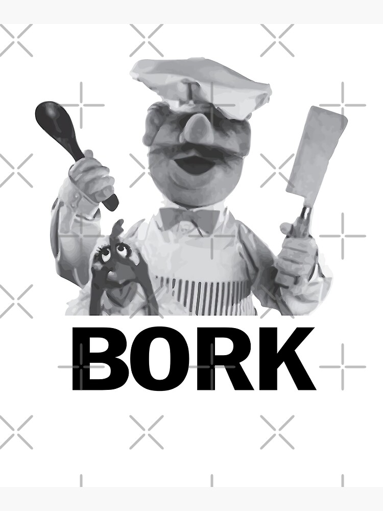 "Bork Swedish Chef Muppet Muppets Show Retro Vintage Koch Köchin Kult