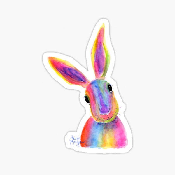 Artikel-Vorschau von Hase Kaninchen Drucke ' Z ' von Shirley MacArthur, designt und verkauft von Shirley MacArthur Limited.