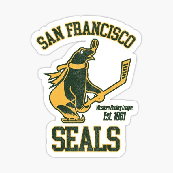 Attractive Vintage 1970's California Golden Seals Hockey 