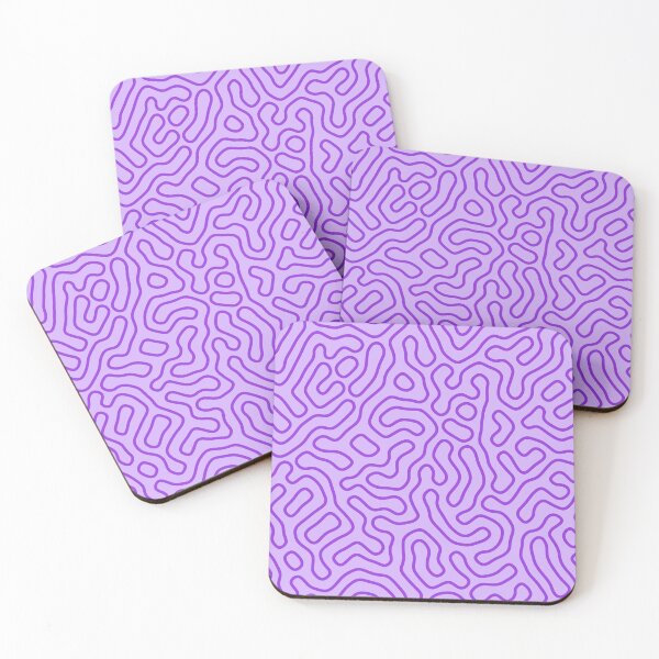Item preview, Abstract Retro Pattern in Purple designed and sold by groovyfolk.