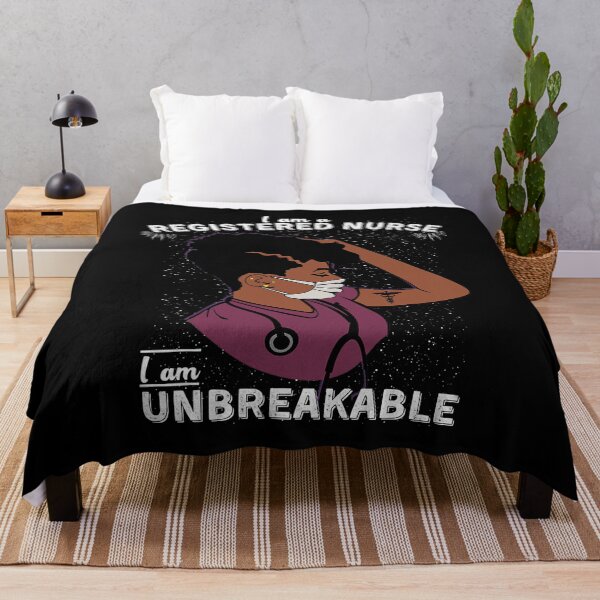 Item preview, I Am A Registered Nurse I Am Unbreakable Gift Phenomenal Black Nurse Nursing Student designed and sold by GardNewerd.