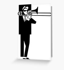 Walt Jabsco Ska Trombone Greeting Card