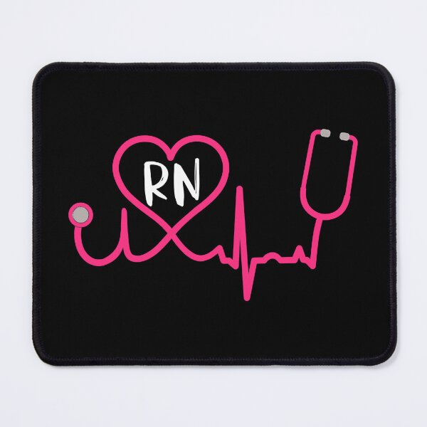 Item preview, Registered Nurse RN EKG Stethoscope Heart Heartbeat designed and sold by GardNewerd.