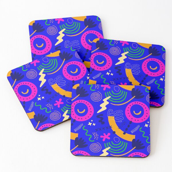 Item preview, Tail-Wagging Trends: Hand-Drawn Abstract Pattern Pet Bandanas designed and sold by Creativevillia.
