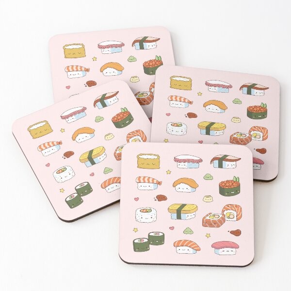Item preview, Kawaii Japanese Sushi Nigiri Maki Set designed and sold by rustydoodle.