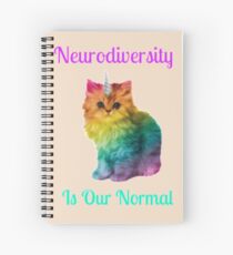 Neurodiversity Is Normal Spiral Notebook