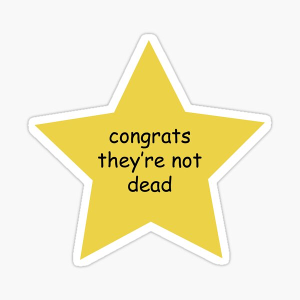 bare minimums Sticker