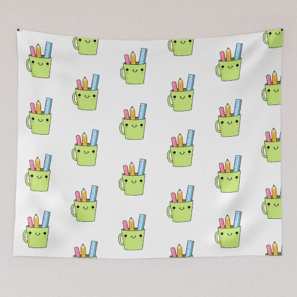 Item preview, Kawaii Pencil Mug designed and sold by kawaiilife.