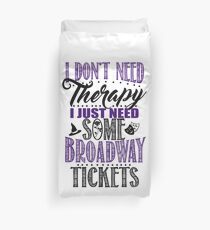 Broadway Lover Funny T-shirt Duvet Cover