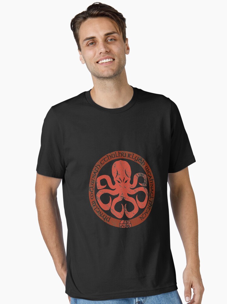 Thumbnail 1 von 7, Essential T-Shirt, Seal of Cthulhu designt und verkauft von dynamitfrosch.