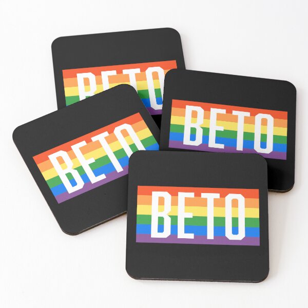 Item preview, Beto O'Rourke 2026 LGBTQ / LGBT Gay Pride Rainbow Flag: Beto Orourke For Texas Governor designed and sold by YikesForever.