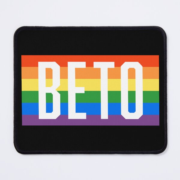 Item preview, Beto O'Rourke 2026 LGBTQ / LGBT Gay Pride Rainbow Flag: Beto Orourke For Texas Governor designed and sold by YikesForever.