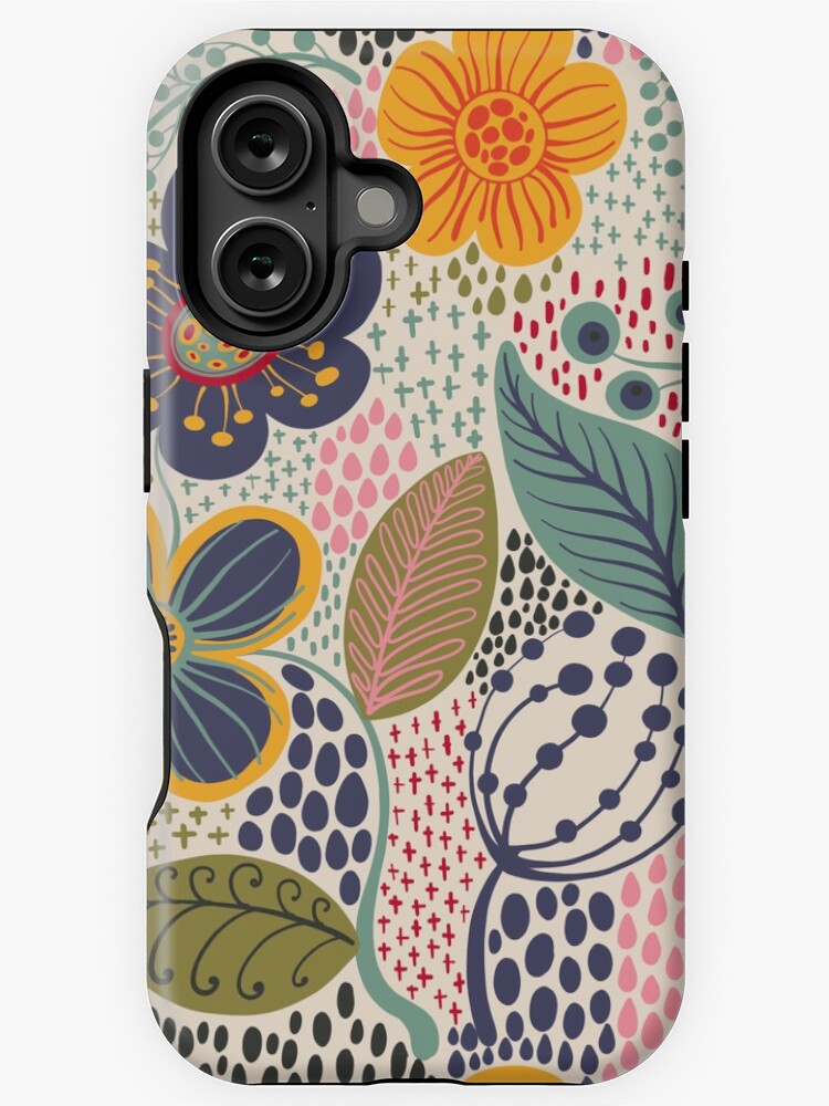 Aperçu 1 sur 4. Coque iPhone avec l'œuvre Jardin secret créée et vendue par krayis.