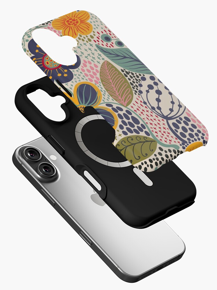Aperçu 2 sur 4. Coque iPhone avec l'œuvre Jardin secret créée et vendue par krayis.